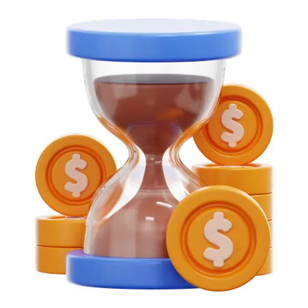 Time is Money  3D Icon