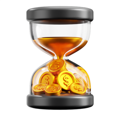 Time is Money  3D Icon