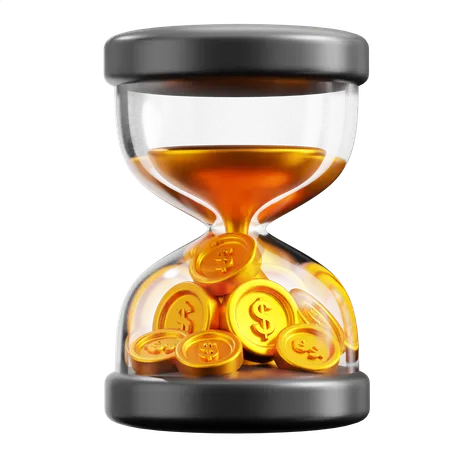 Time is Money  3D Icon