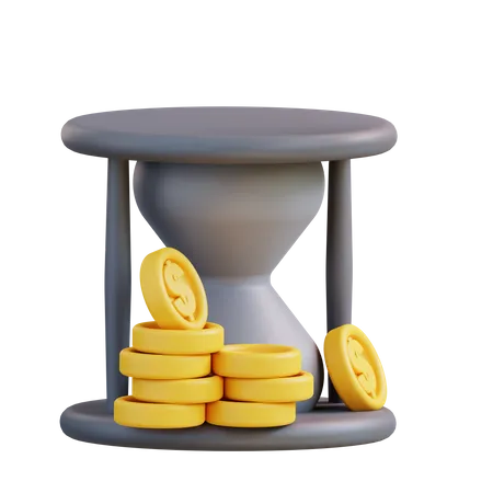 Time Is Money  3D Icon