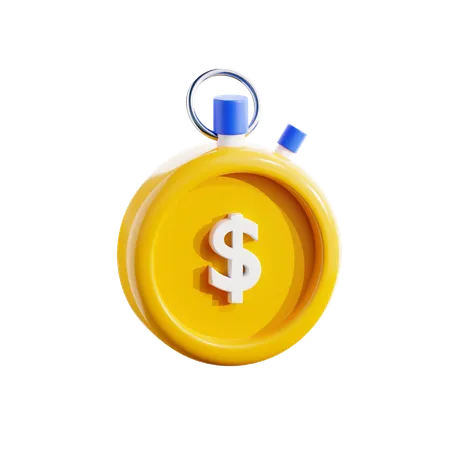 Time is Money  3D Icon