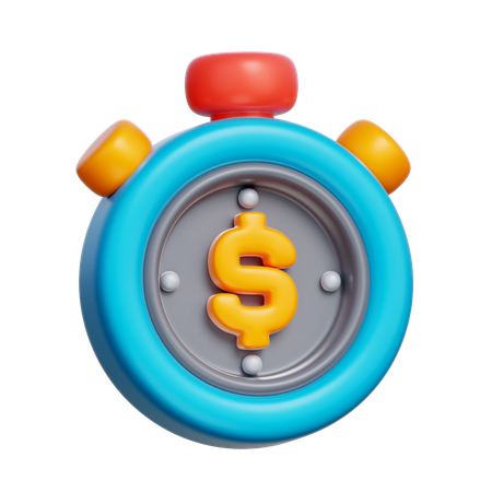 Time is Money  3D Icon