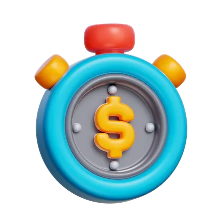 Time is Money  3D Icon