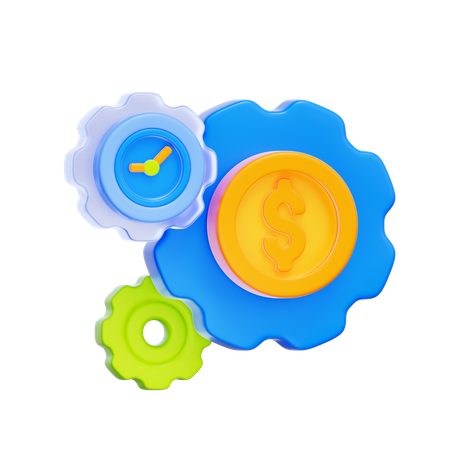 Time is Money  3D Icon