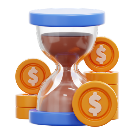 Time is Money  3D Icon