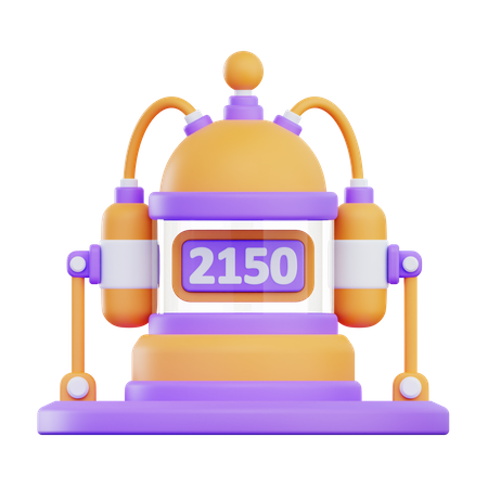 Time Machine  3D Icon