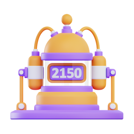 Time Machine  3D Icon