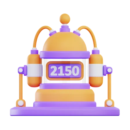 Time Machine  3D Icon