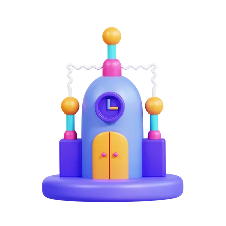 Time Machine  3D Icon