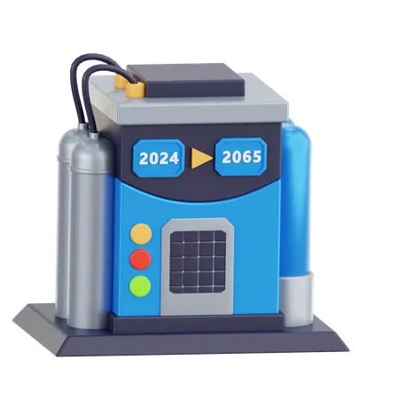 Time Machine  3D Icon
