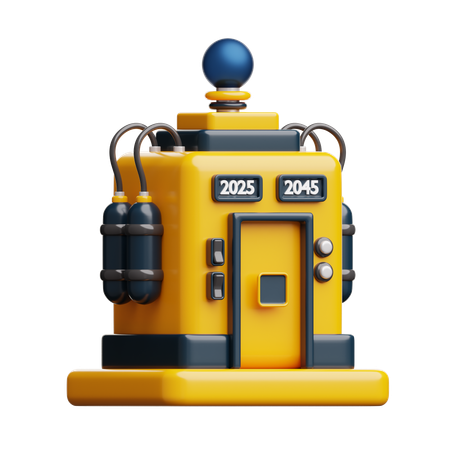 Time Machine  3D Icon