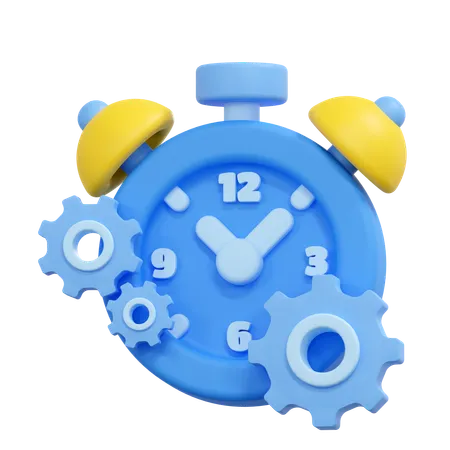 Time maintenance  3D Icon