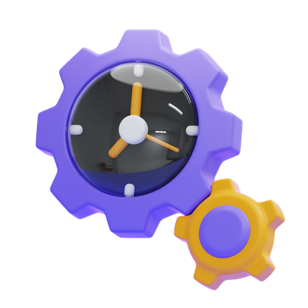 TIME MANAGEMENT  3D Icon