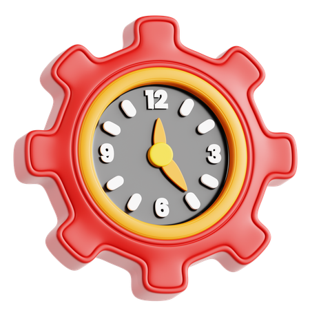 Time management  3D Icon