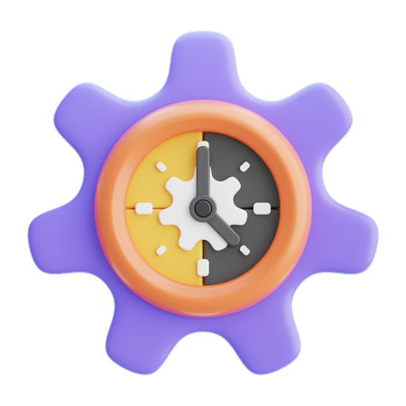 Time Management  3D Icon