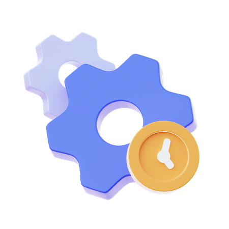 時間管理  3D Icon