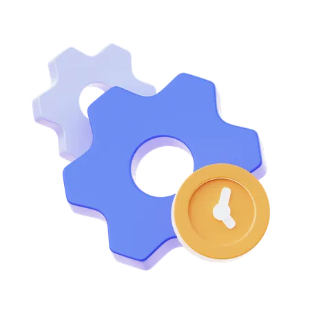 時間管理  3D Icon