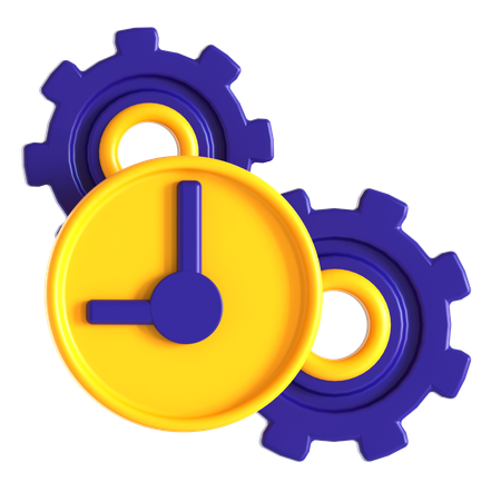 Time Management  3D Icon