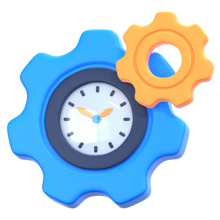 Time Management  3D Icon