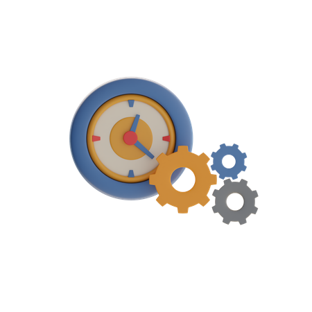 時間管理  3D Icon