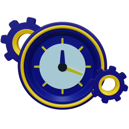 시간 관리  3D Icon