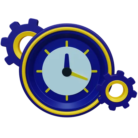 시간 관리  3D Icon