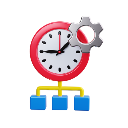 Time Management  3D Icon