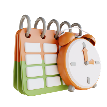 Time Management  3D Icon