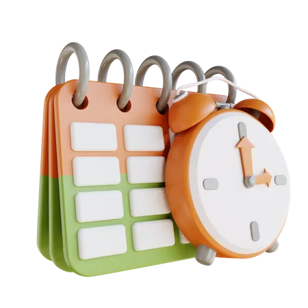 Time Management  3D Icon