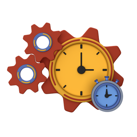 Time Management  3D Icon