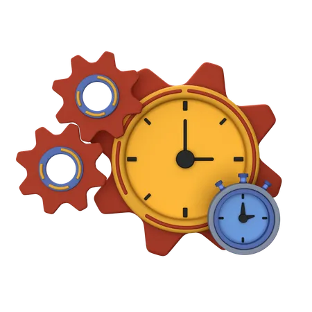 Time Management  3D Icon