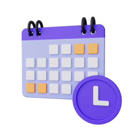 Time Management  3D Icon