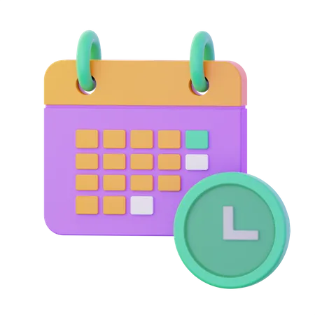 Time Management  3D Icon