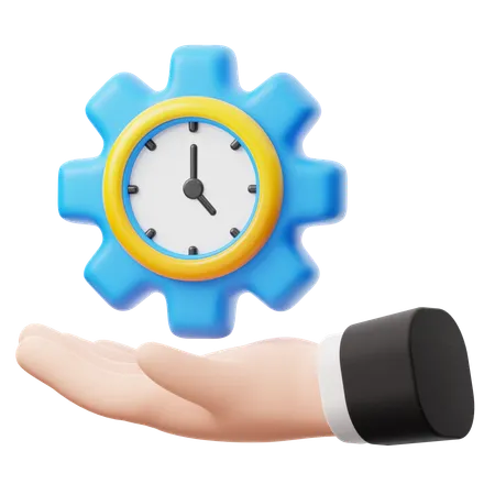 Time management  3D Icon