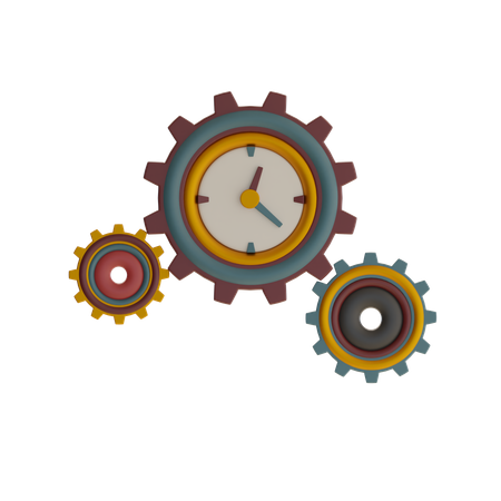 Time Management  3D Icon