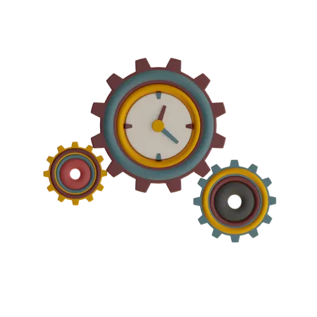 Time Management  3D Icon