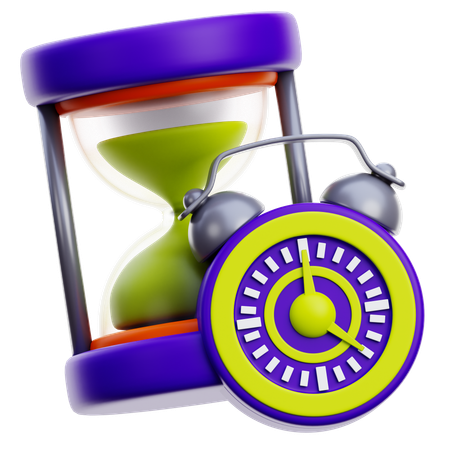 Time Management  3D Icon