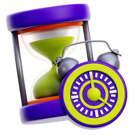 Time Management  3D Icon