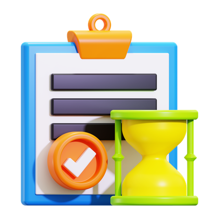 Time management  3D Icon