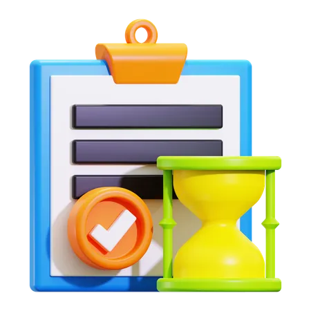 Time management  3D Icon