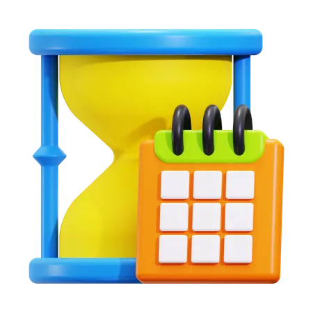 Time management  3D Icon