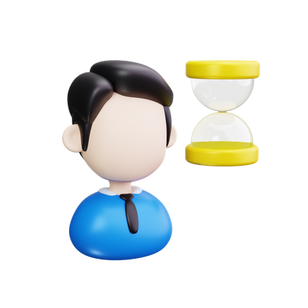 Time management  3D Icon