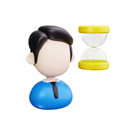 Time management  3D Icon