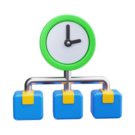 Time Management  3D Icon