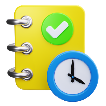 Time Management  3D Icon