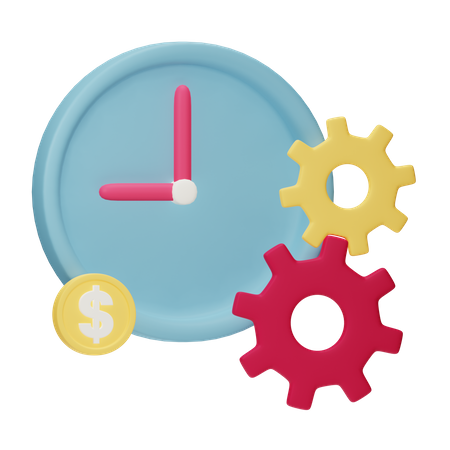 Time Management  3D Icon