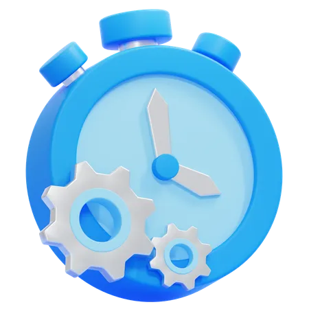 Time Management  3D Icon