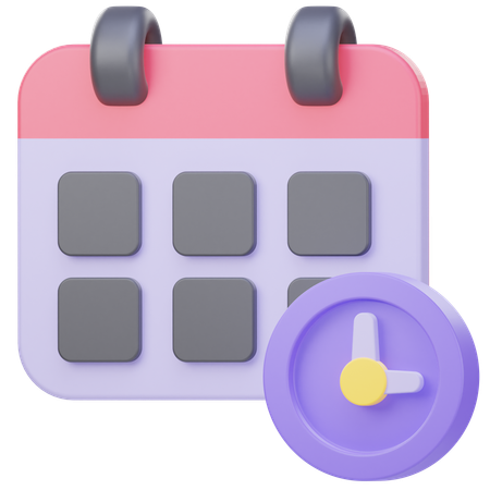 Time Management  3D Icon