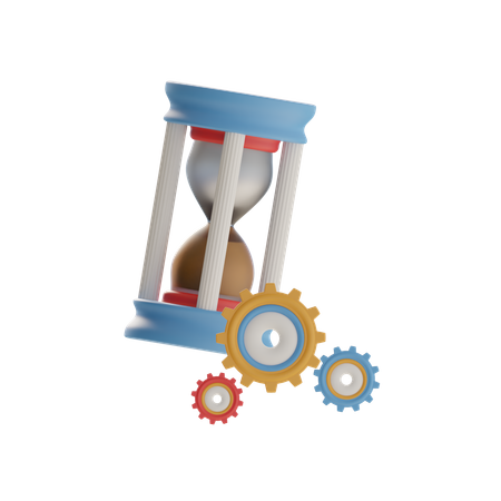 Time Management  3D Icon