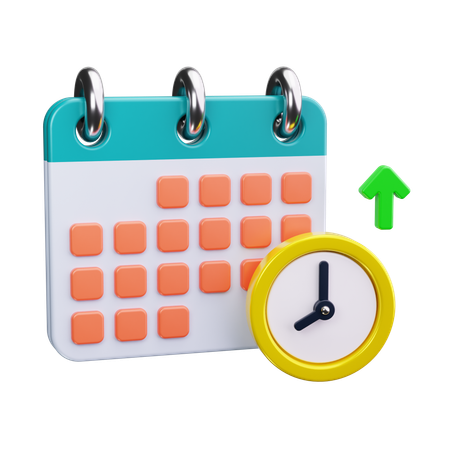 Time Management  3D Icon